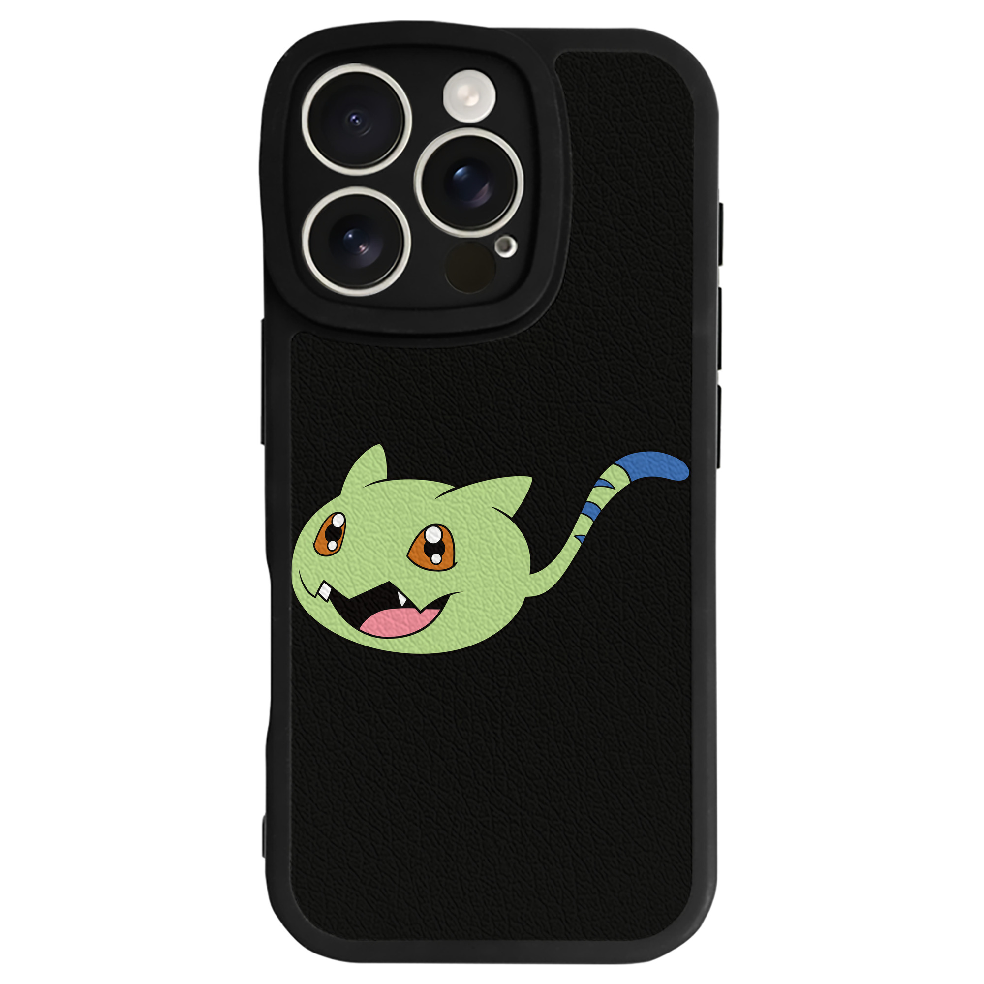 （画像用） Digimon デジタルモンスター/デジモン 【iPhone 16シリーズ対応】シリコンスマホケース（レザー調） 材質：シリコン